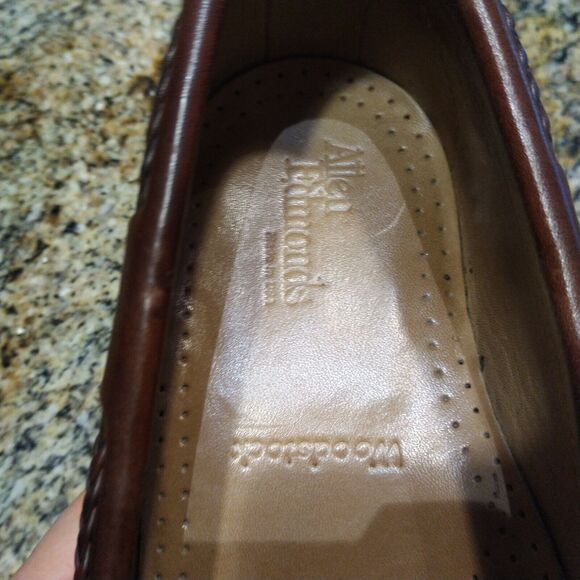 Allen Edmonds Men’s Woodstock Shoes Black Brown Tassels Leather Loafers Sz 11 C - Picture 12 of 14